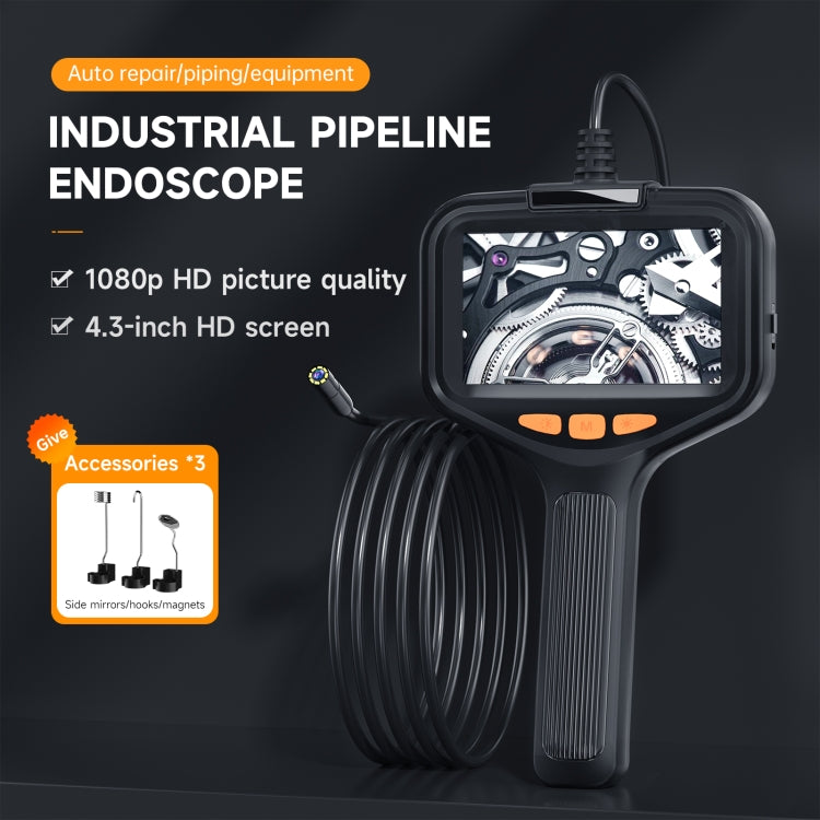 P200 5.5mm Front Lenses Integrated Industrial Pipeline Endoscope with 4.3 inch Screen, Spec:30m Tube -  by buy2fix | Online Shopping UK | buy2fix