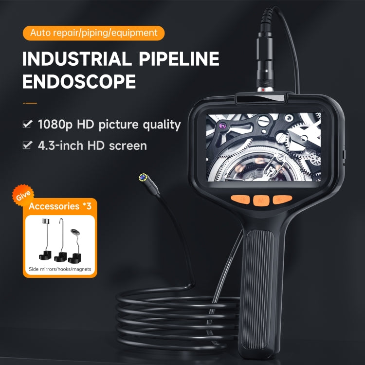 P200 8mm Front Lenses Detachable Industrial Pipeline Endoscope with 4.3 inch Screen, Spec:50m Tube -  by buy2fix | Online Shopping UK | buy2fix