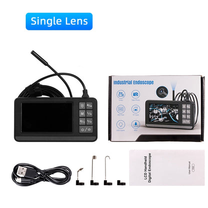 P005 8mm Single Lenses Industrial Pipeline Endoscope with 4.3 inch HD Screen, Spec:5m Tube -  by buy2fix | Online Shopping UK | buy2fix