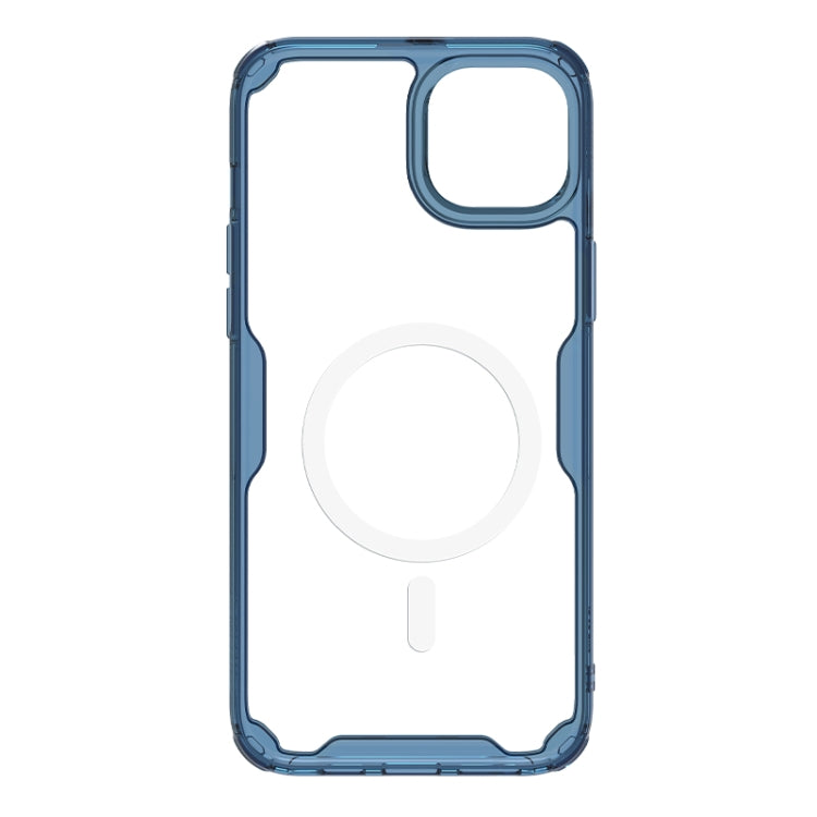 For iPhone 15 Plus NILLKIN Ultra Clear Magsafe PC + TPU Phone Case(Blue) - iPhone 15 Plus Cases by NILLKIN | Online Shopping UK | buy2fix