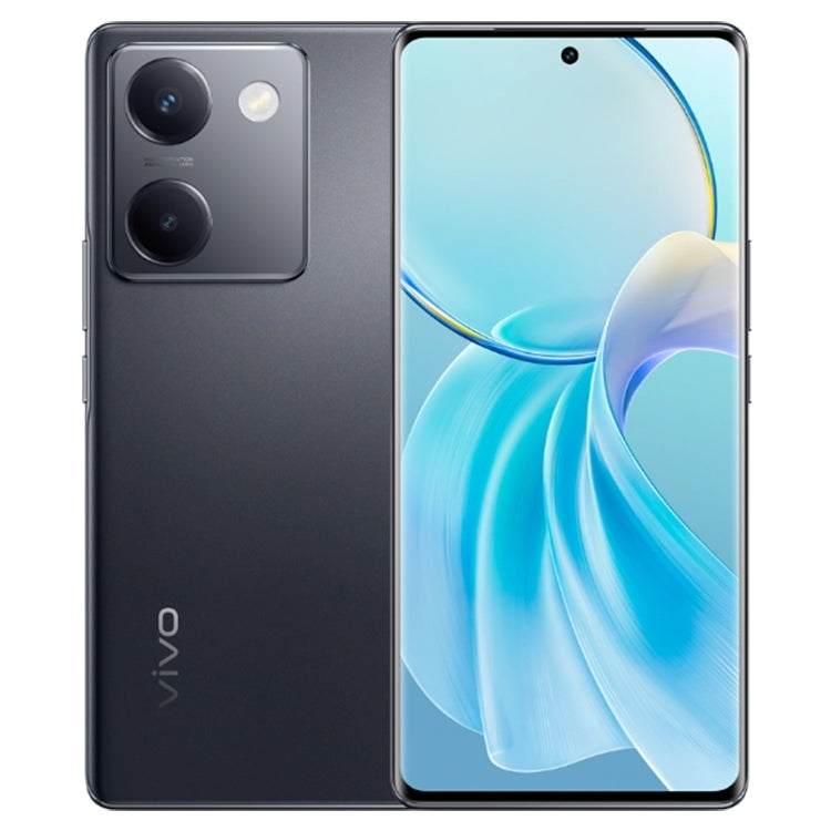 vivo Y100, 8GB+256GB, Face ID / Screen Fingerprint Identification, 6.78 inch Android 13.0 OriginOS 3 Snapdragon 695 Octa Core, OTG, Network: 5G(Black) - vivo by vivo | Online Shopping UK | buy2fix