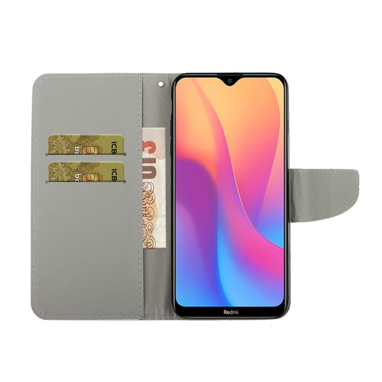 For Xiaomi Redmi 9A 3D Colored Drawing Horizontal Flip PU Leather Case with Holder & Card Slots & Wallet(Red Rose) - Xiaomi Cases by buy2fix | Online Shopping UK | buy2fix