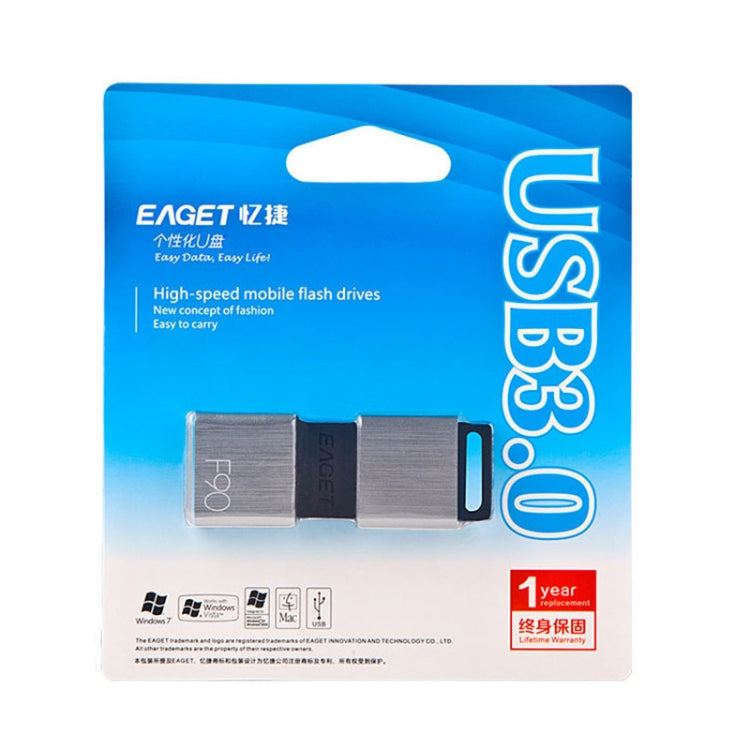 EAGET F90 32G USB 3.0 Interface Metal Flash U Disk - Computer & Networking by EAGET | Online Shopping UK | buy2fix