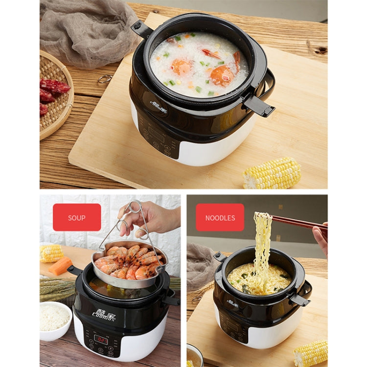 COOLBOX Vehicle Multi-function Mini Rice Cooker Capacity: 2.0L, Version:12-24V General Current-limiting - Rice Cookers by buy2fix | Online Shopping UK | buy2fix