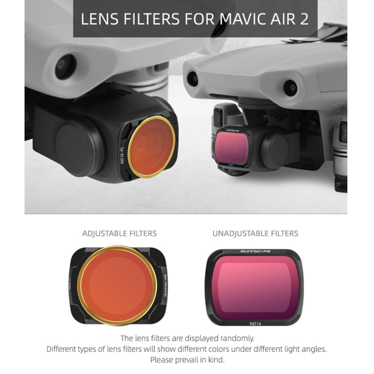 Sunnylife AIR2-FI9282 For DJI Mavic Air 2 ND4-PL Coating Film Lens Filter - DJI & GoPro Accessories by Sunnylife | Online Shopping UK | buy2fix