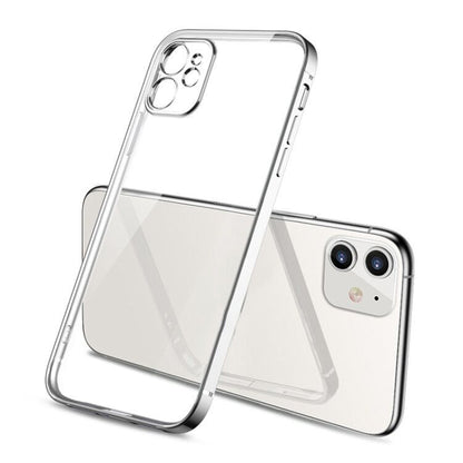 For iPhone 11 Magic Cube Plating TPU Protective Case(Silver) - Apple Accessories by buy2fix | Online Shopping UK | buy2fix