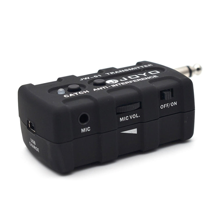 JOYO JW-01 Low Noise Portability Guitar Wireless Audio Transmitter Audio Receiver, Plug:EU Plug(Black) - Stringed Instruments by JOYO | Online Shopping UK | buy2fix