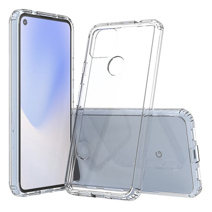 For Google Pixel 4a 5G Scratchproof TPU + Acrylic Protective Case(Transparent) - Mobile Accessories by buy2fix | Online Shopping UK | buy2fix