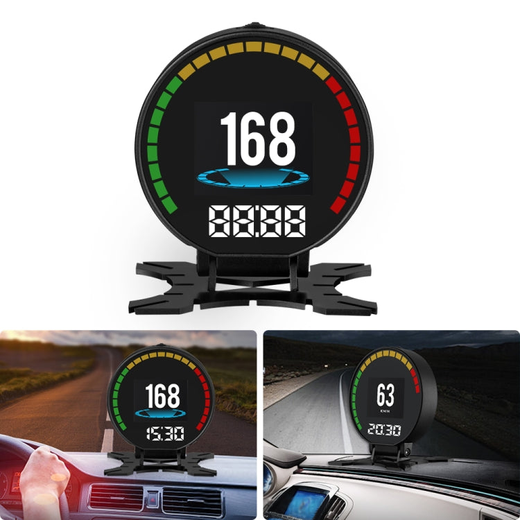 P15 OBD2 Car HUD Head-up Display Water Temperature / Vehicle Speed / Voltage - Head Up Display System by buy2fix | Online Shopping UK | buy2fix