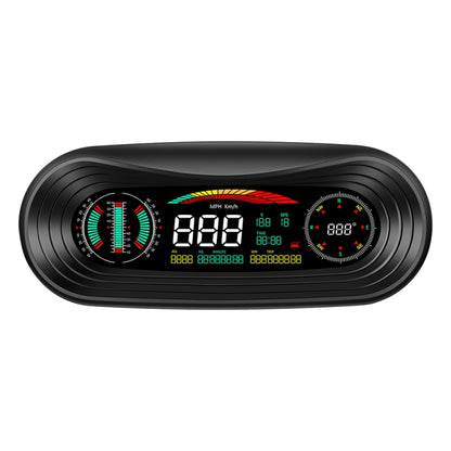 P18 GPS Car HUD Head-up Display Vehicle Speed / Voltage / Mileage - Head Up Display System by buy2fix | Online Shopping UK | buy2fix