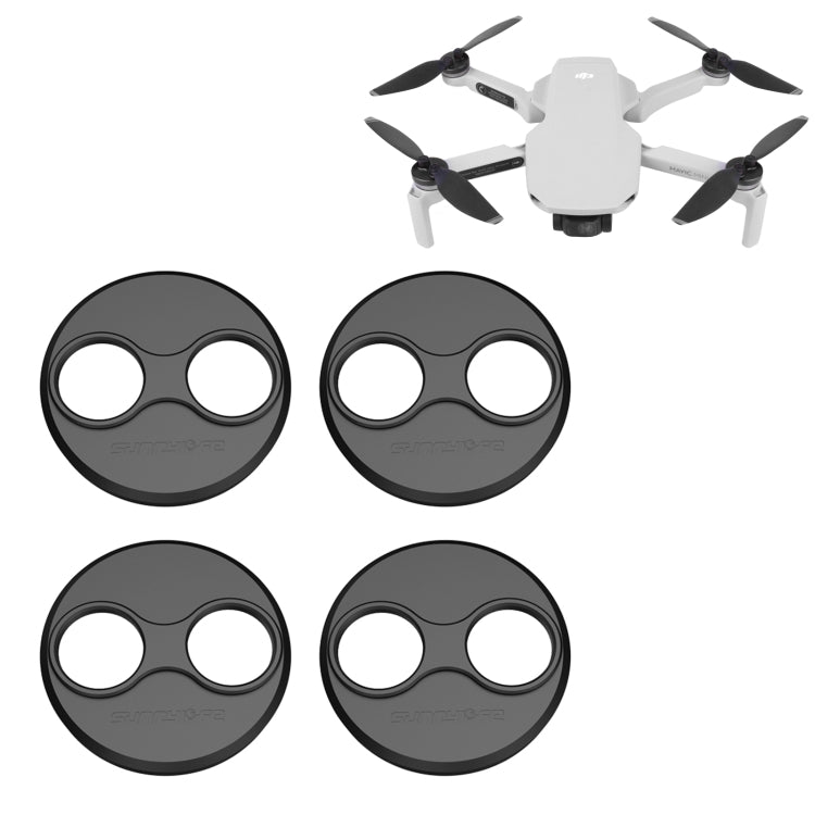 Sunnylife Dust-proof Waterproof Aluminum Alloy Motor Cover for DJI Mini 3 Pro/Mavic Mini/Mini SE(Black) - Other by null | Online Shopping UK | buy2fix