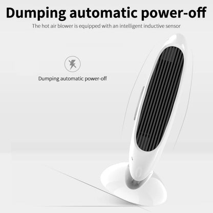 1000W Winter Mini Electric Fan Heater Desktop Household Radiator Energy Saving, UK Plug (White) - Consumer Electronics by buy2fix | Online Shopping UK | buy2fix
