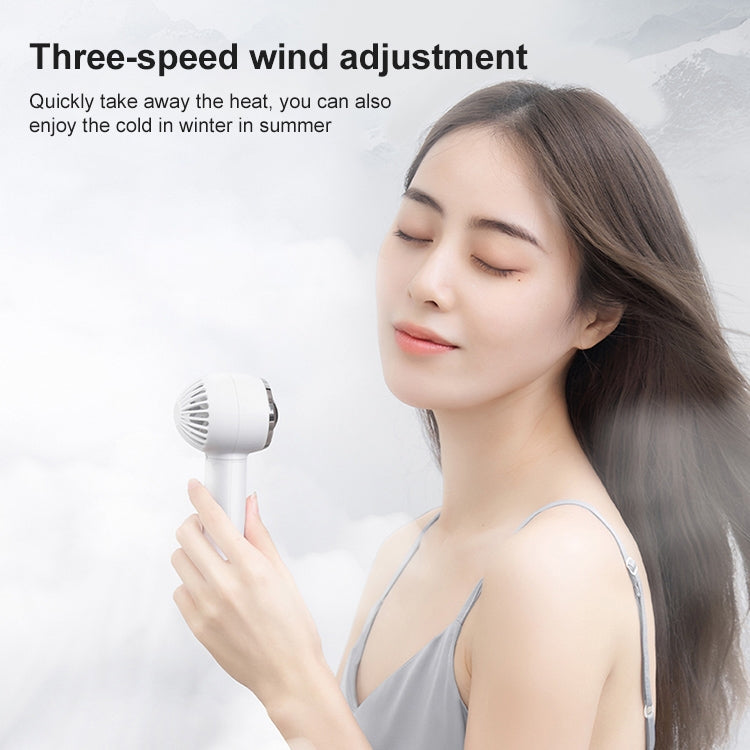 F23 Handheld Rurbo Mini Electric Fan (Black) - Consumer Electronics by buy2fix | Online Shopping UK | buy2fix