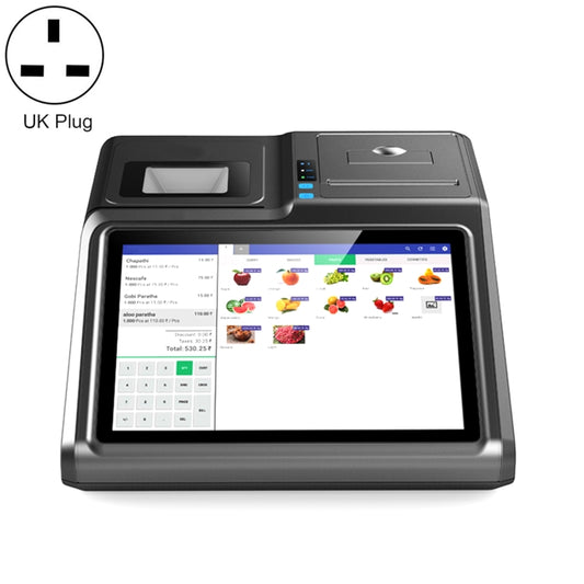 SGT-101W 10.1 inch Capacitive Touch Screen Cash Register, Intel J1900 Quad Core 2.0GHz, 4GB+64GB, UK Plug - Consumer Electronics by buy2fix | Online Shopping UK | buy2fix