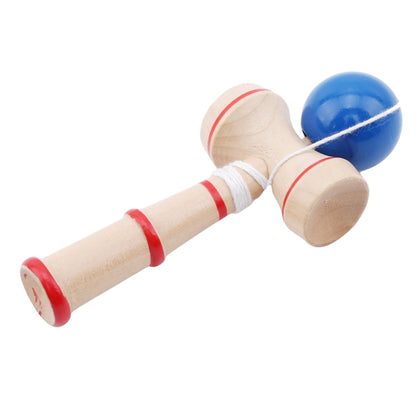 Classic Wooden Skill Toy Kendama with Extra String, Size: 13.5 x 5.5cm(Blue) - Toys & Hobbies by buy2fix | Online Shopping UK | buy2fix