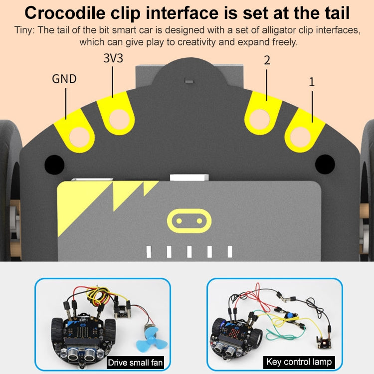 Yahboom Tinybit Smart Robot Car Compatible with Micro:bit V2/1.5 board, without Micro:bit V2/V1.5 Board - Others by YAHBOOM | Online Shopping UK | buy2fix