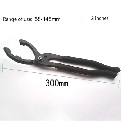 12 Inch Car Repairing Oil Filter Wrench Plier Disassembly Dedicated Clamp Filter Grease Wrench Special Tools - In Car by buy2fix | Online Shopping UK | buy2fix