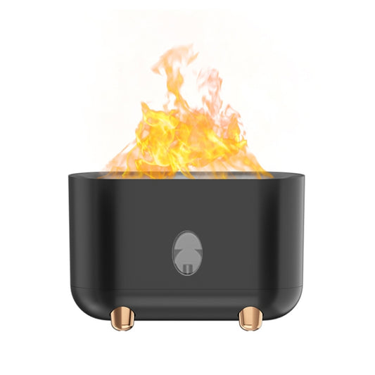 USB Simulation Flame Humidifier (Black) - Home & Garden by buy2fix | Online Shopping UK | buy2fix