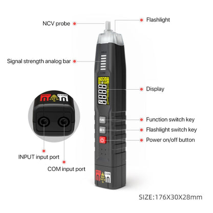 HABOTEST HT122 Multi-function Phase Sequence Digital Multimeter Smart Electricity Test Pen - Digital Multimeter by HABOTEST | Online Shopping UK | buy2fix