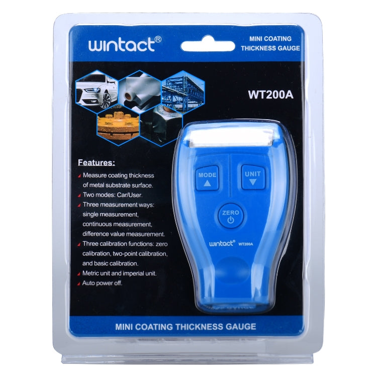 Wintact WT200 Film Coating Thickness Gauge - Coating Thickness Gauge by Wintact | Online Shopping UK | buy2fix