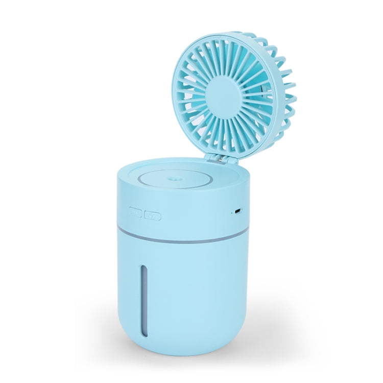 T9 Portable Adjustable USB Charging Desktop Humidifying Fan with 3 Speed Control (Blue) - Consumer Electronics by buy2fix | Online Shopping UK | buy2fix
