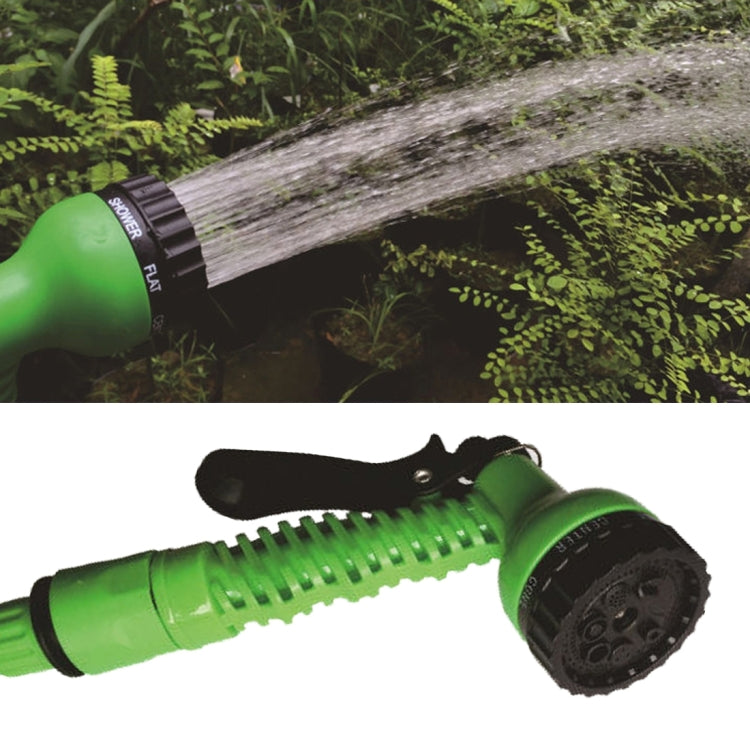 50FT Garden Watering 3 Times Telescopic Pipe Magic Flexible Garden Hose Expandable Watering Hose with Plastic Hoses Telescopic Pipe with Spray Gun, Random Color Delivery - Watering & Irrigation by buy2fix | Online Shopping UK | buy2fix
