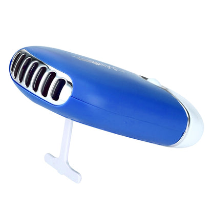 Portable Mini USB Charging Air Conditioner Refrigerating Handheld Small Fan (Blue) - Consumer Electronics by buy2fix | Online Shopping UK | buy2fix