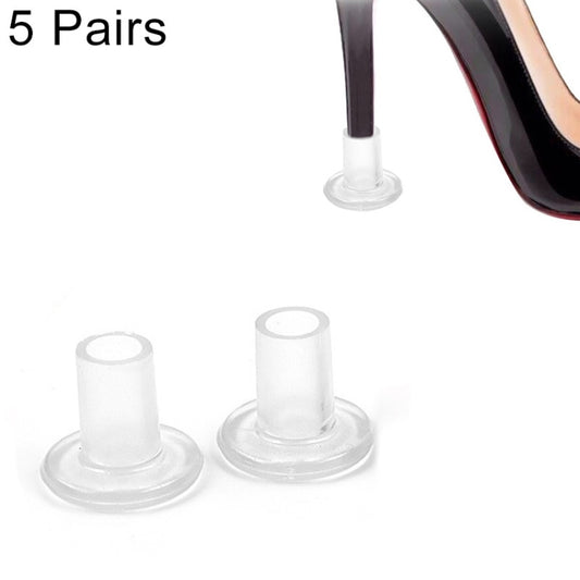5 Pairs Non-slip Wear-resistant Increase Shoes High Stiletto Heel Protector Caps, Random Color Delivery - Outdoor & Sports by buy2fix | Online Shopping UK | buy2fix