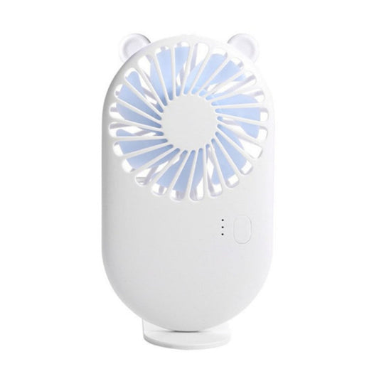 Portable Mini USB Charging Pocket Fan with 3 Speed Control (Pearl White) - Electric Fans by buy2fix | Online Shopping UK | buy2fix
