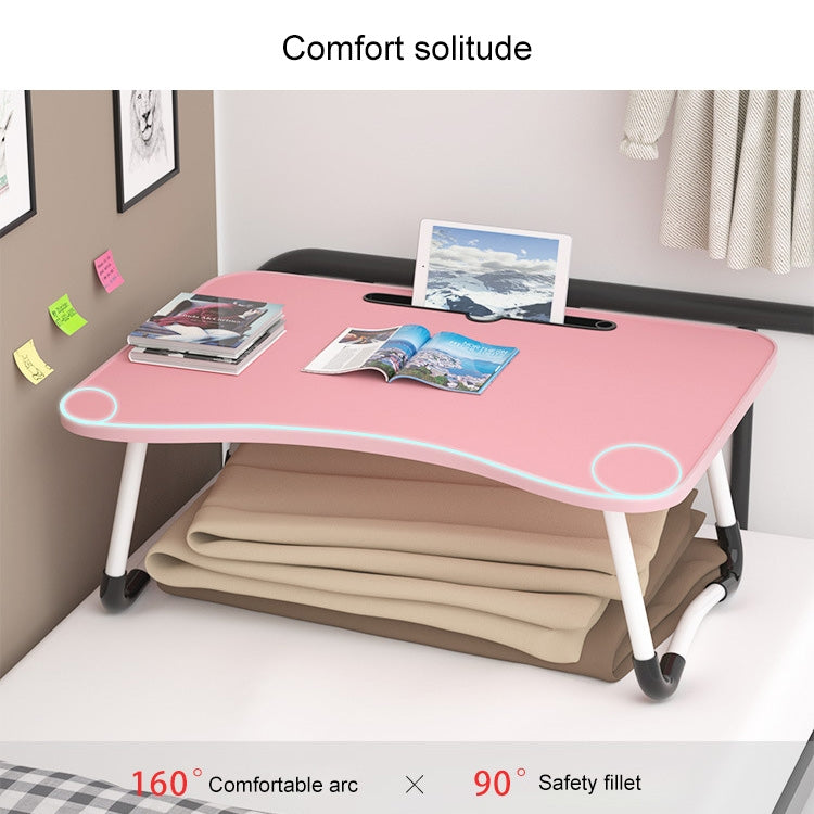 W-shaped Non-slip Legs Pattern Adjustable Folding Portable Laptop Desk with Card Slot (Snowman) - Computer & Networking by buy2fix | Online Shopping UK | buy2fix