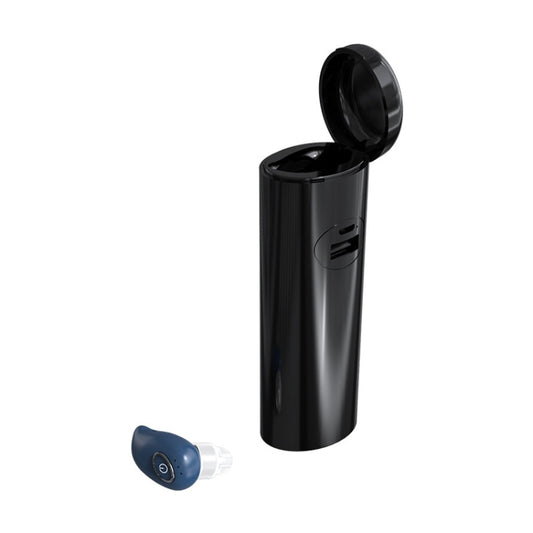 V21 Mini Single Ear Stereo Bluetooth V5.0 Wireless Earphones with Charging Box(Blue) - Bluetooth Earphone by buy2fix | Online Shopping UK | buy2fix