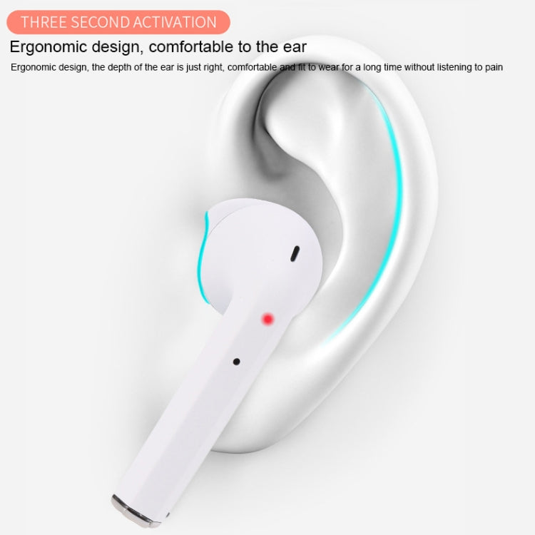 InPods 2 TWS V5.0 Wireless Bluetooth HiFi Headset with Charging Case, Support Auto Pairing & Touch Control (White) - TWS Earphone by buy2fix | Online Shopping UK | buy2fix