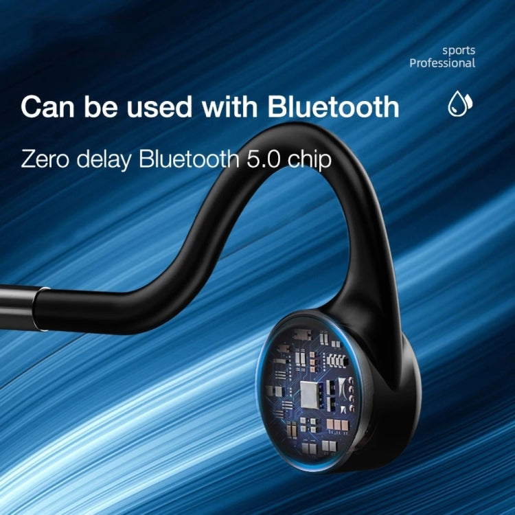 Lenovo X5 IPX8 Waterproof Bluetooth 5.0 Bone Conduction Wireless Earphones, Built-in 8G Memory (Black) - Neck-mounted Earphone by Lenovo | Online Shopping UK | buy2fix