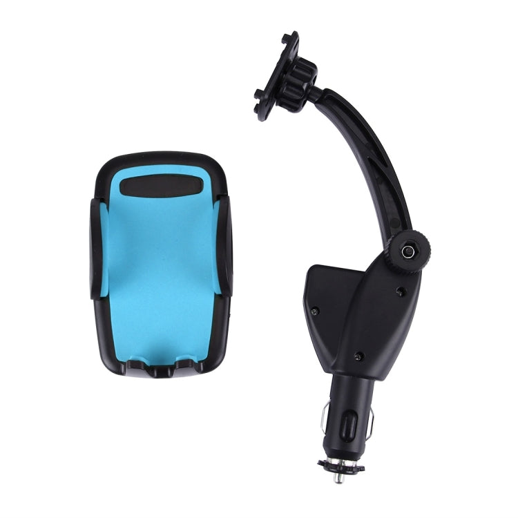 HC006 2 in 1 Car Charger & 360 Rotation Holder, Random Color Delivery, For iPhone, Galaxy, Huawei, Xiaomi, LG, HTC and other Smartphones of width 47-92mm Smartphone - Car Holders by buy2fix | Online Shopping UK | buy2fix