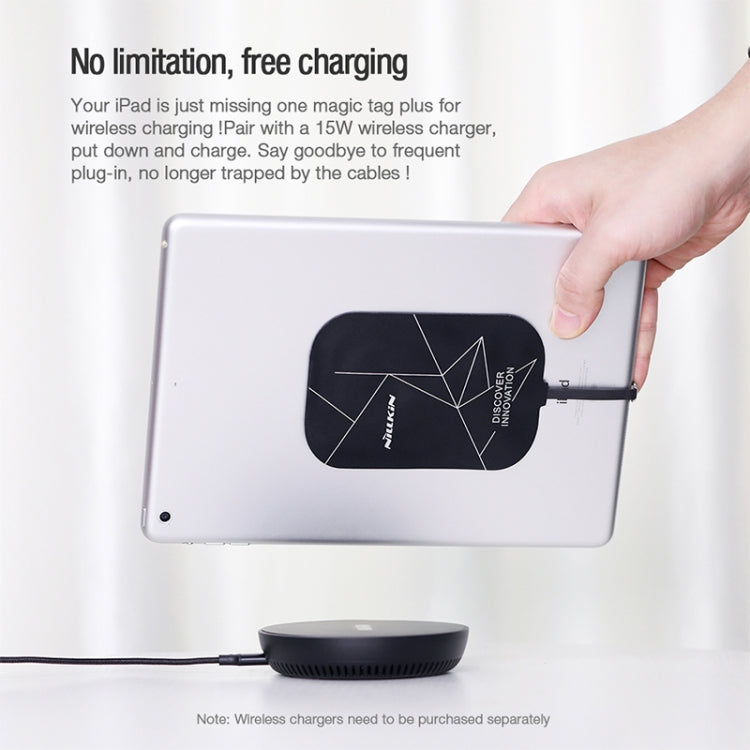 NILLKIN NKR01 For iPad mini 7.9 inch Short Magic Tag Plus QI Standard Wireless Charging Receiver with 8 Pin Port - Wireless Charger Receiver by NILLKIN | Online Shopping UK | buy2fix