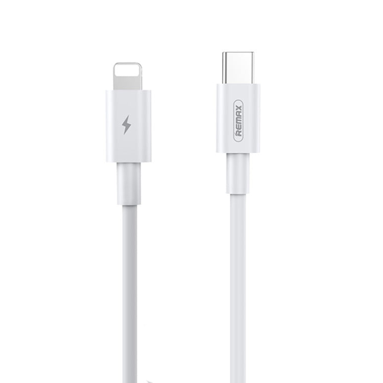 REMAX Marlik Series RC-183i PD 20W USB-C / Type-C to 8 Pin Interface Fast Charging Data Cable, Cable Length: 2m (White) - Normal Style Cable by REMAX | Online Shopping UK | buy2fix