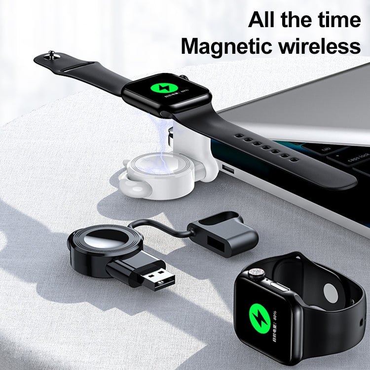 adj-983 Portable Magnetic Wireless Charger for Apple Watch (Black) - Others by buy2fix | Online Shopping UK | buy2fix