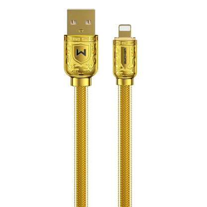 WK WDC-161 6A 8 Pin Fast Charging Data Cable, Length: 1m(Gold) - Normal Style Cable by WK | Online Shopping UK | buy2fix