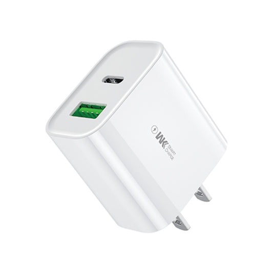 WK WP-U53 QC3.0 Charger 20W USB Type-C Maxspeed PD Fast Charger(US Plug) - USB Charger by WK | Online Shopping UK | buy2fix