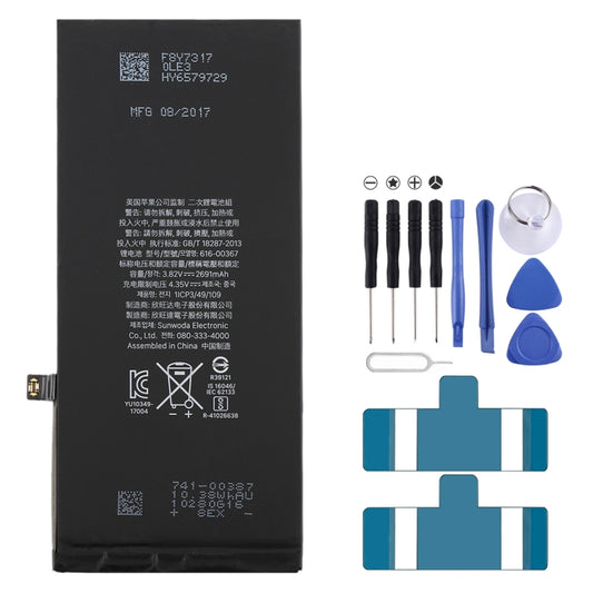 2691mAh Li-ion Battery for iPhone 8 Plus - For iPhone by buy2fix | Online Shopping UK | buy2fix