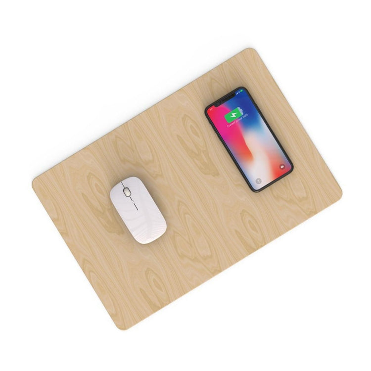 JAKCOM MC2 Wireless Fast Charging Mouse Pad, Support Qi Standard Mobile Phone Charging(Apricot) - Apple Accessories by JAKCOM | Online Shopping UK | buy2fix