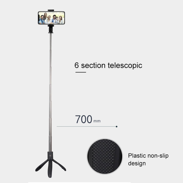 Mai Appearance K06 Multi-function Live Broadcast Mobile Bluetooth Self-timer Pole Tripod (Black) - Consumer Electronics by buy2fix | Online Shopping UK | buy2fix