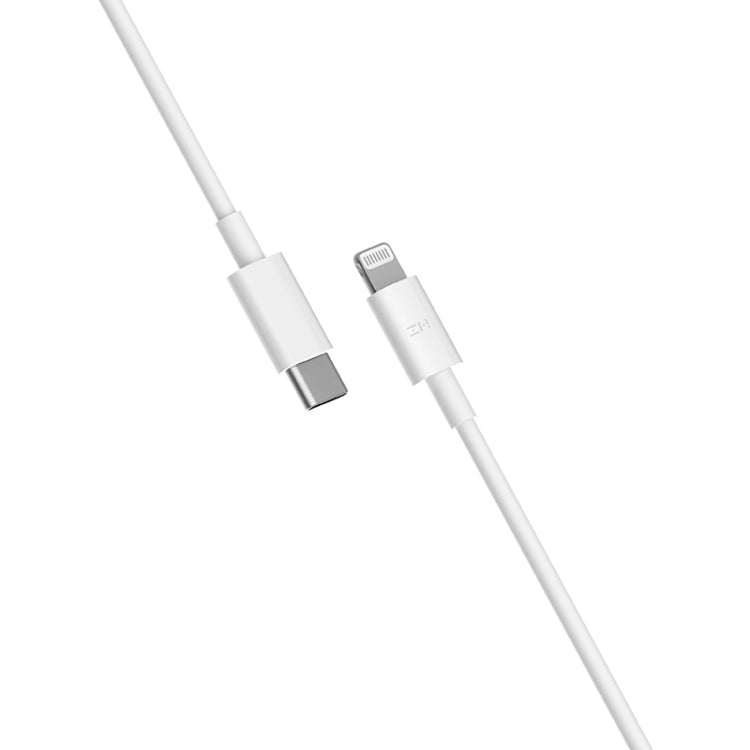 Original Xiaomi AL870C ZMI Type-C / USB-C to 8 Pin Charging Cable, Length: 1m(White) - MFI Cable by Xiaomi | Online Shopping UK | buy2fix