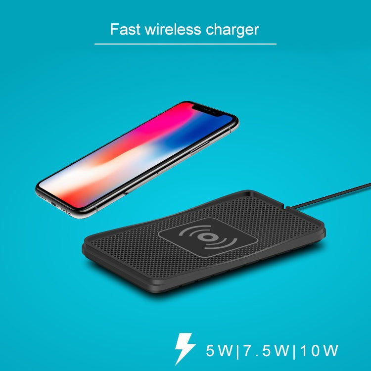 C3 QI Standard Vehicle Anti-skid Wireless Fast Charging Charger - Apple Accessories by buy2fix | Online Shopping UK | buy2fix