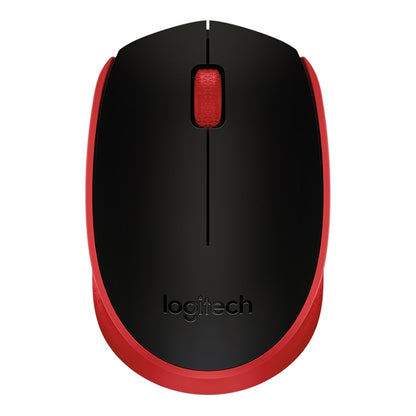 Logitech M171 1000DPI USB Wireless Mouse with 2.4G Receiver (Red) - Wireless Mice by Logitech | Online Shopping UK | buy2fix