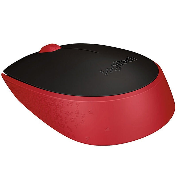 Logitech M171 1000DPI USB Wireless Mouse with 2.4G Receiver (Red) - Wireless Mice by Logitech | Online Shopping UK | buy2fix