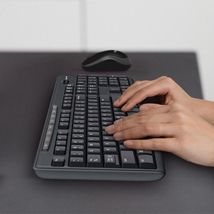 Logitech MK270 2.4GHz Wireless Keyboard + Mouse Set(Black) - Wireless Keyboard by Logitech | Online Shopping UK | buy2fix