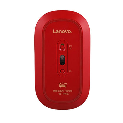 Lenovo Air Handle Lightweight Portable Mute Wireless Mouse, Blessing Mouse Version (Red) - Wireless Mice by Lenovo | Online Shopping UK | buy2fix
