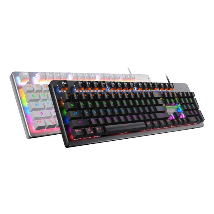 YINDIAO Classic Square Keys Mixed Light USB Mechanical Gaming Wired Keyboard, Blue Shaft (Black) - Wired Keyboard by YINDIAO | Online Shopping UK | buy2fix