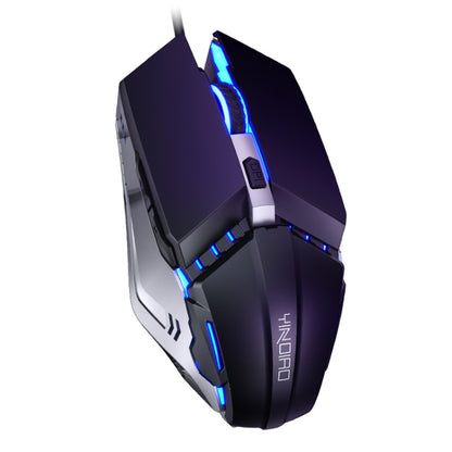 YINDIAO 6 Keys Gaming Office USB Mechanical Wired Mouse (Black) - Wired Mice by YINDIAO | Online Shopping UK | buy2fix